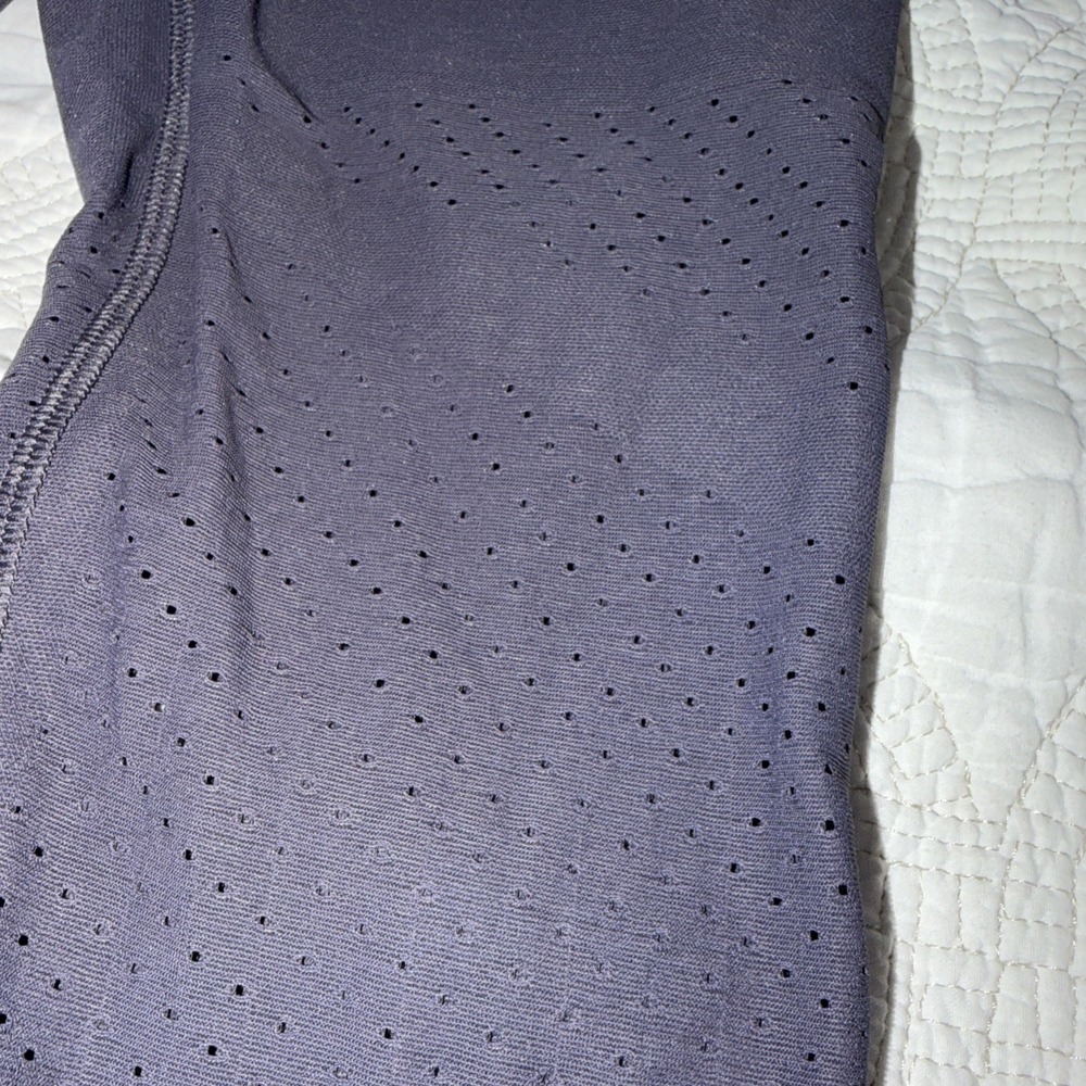 Nike‎ Running Lux Dri Fit Leggings Sz Small Purple Breathable Ankle Length - Picture 3 of 8